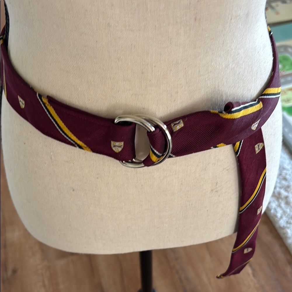 J. Crew Red and Gold Belt Elegant Accessory